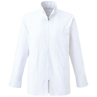 ミズノ ユナイト ハーフコート（男性用） ホワイト LL MZ0056 医療白衣 診察衣 薬局衣 1枚（取寄品）