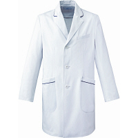 ミズノ ユナイト ドクターコート（男性用） ホワイト L MZ0108 医療白衣 診察衣 薬局衣 1枚（取寄品）
