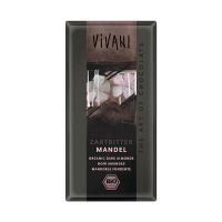【アウトレット】VIVANI　オーガニック　ダークチョコレート　アーモンド　1枚（100g）