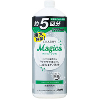 CHARMY Magica（チャーミーマジカ） ハーバルグリーン 詰め替え 大型 1L 1個 食器用洗剤 ライオン