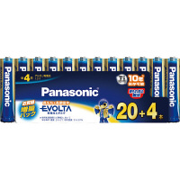 パナソニック　EVOLTA　単4・24本シュリンク　LR03EJSP/24S　1パック（24本入）
