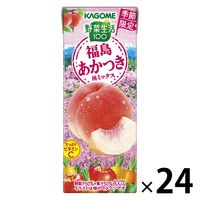 カゴメ 野菜生活100 福島あかつき桃ミックス 195ml 1箱（24本入）