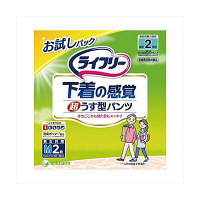 【サンプルS】ユニ・チャーム　ライフリー超うす型下着感覚パンツM　540754　1パック（2枚入）