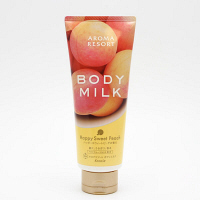【アウトレット】クラシエ アロマリゾートボディミルク ハッピースウィートピーチの香り 1個