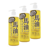 ロッシモイストエイド　馬油ナチュラルミルクローション　485ml　1セット（3本）　コスメテックスローランド