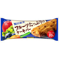 毎日果実 フルーツたっぷりのケーキバー 1本 江崎グリコ 栄養補助食品