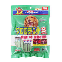 ドギーマン 超徳用 クロロデントスティックS 国産 24本 1袋 ドッグフード 犬 おやつ 歯磨き