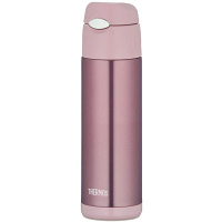 【アウトレット】サーモス　真空断熱ストローボトル500ml　パールピンク