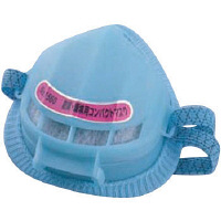 トーヨーセーフティ TOYO SAFETY 取替え式防塵マスク　防臭・塵埃用コンパクトマスク　No.1560　1個