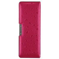 【アウトレット】クツワ　ラメプックリふでいれ　レッド　CV102RD