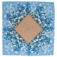 【アウトレット】ランチーフ　フラワーセット　1セット（2枚：マーガレット柄1枚、バラ柄1枚）