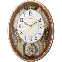 【アウトレット】シチズン　メロディ電波掛時計　パルミューズプラウド023　1個