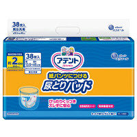 【アウトレット】アテント　尿とりパッド　紙パンツ用　昼用　男女共用　38枚入　2回吸収　大王製紙