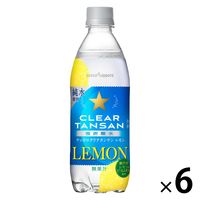 ポッカサッポロ サッポロクリアタンサンレモン 500ml PET 1セット（6本）