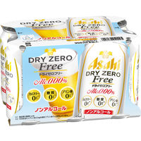 ノンアルコールビール　ビールテイスト飲料　アサヒ　ドライゼロフリー　350ml　1パック(6本)