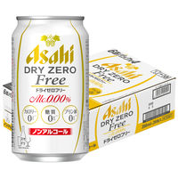 ノンアルコールビール　ビールテイスト飲料　アサヒ　ドライゼロフリー　350ml　1ケース(24本)