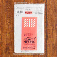 おトクな！保存用ポリ袋 L 透明 食品保存や整理に 380×320mm 厚さ0.02mm 1パック（100枚入）日本サニパック