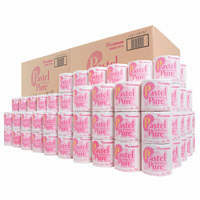 【アウトレット】トイレットペーパー 45ロール 再生紙 シングル 110m 芯なし パステルピュア110 1箱（45個入） 泉製紙 個包装