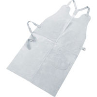 トラスコ中山 TRUSCO 牛床革保護具 胸前掛 サイズ:フリー TYKMK 143-8739 1枚