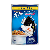 フィリックス（felix）猫用 やわらかグリル 子猫用 ゼリー仕立て チキン 70g 12袋 ネスレ日本