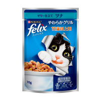 フィリックス（felix）猫用 パウチ やわらかグリル 11歳以上用 ゼリー仕立て ツナ 70g 12袋 ネスレ