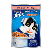 フィリックス（felix）猫用 やわらかグリル 11歳以上用 ゼリー仕立て サーモン 70g 12袋 ネスレ日本
