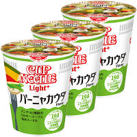 日清食品　カップヌードルライトプラス　バーニャカウダ　1セット（3食入）