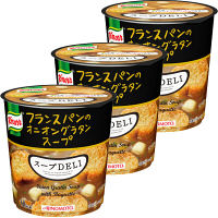 味の素　クノール　スープDELI　フランスパンのオニオングラタンスープ　15.7g　1セット（3個）