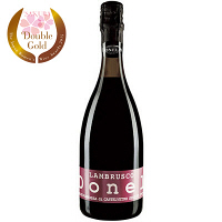 ワイン　ドネリ　ランブルスコ・グラスパロッサ360°セッコ　　750ml　赤フリッツァンテ　ミディアムボディ　辛口　イタリア　 スパークリングワイン