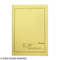【アウトレット】O-CHECK　DESIGN　GRAPHICSノート　ラージ　ベージュ　1セット（2冊入：1冊×2）