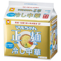 マルちゃん正麺　冷し中華　５食パック　しょうゆ味　120gｘ5　1袋（5食入）　東洋水産