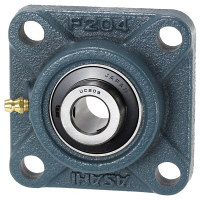 旭精工　軸受ユニット　角フランジ型　UCF207x5　1セット（5個）　（直送品）