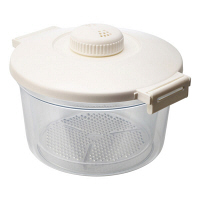 【アウトレット】マーナ パパッとクック クリア ご飯・蒸し器 K565 1個