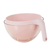 【アウトレット】ボウル&コランダー　ピンク　1個