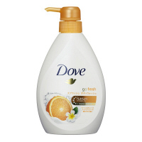 【在庫一掃セール】ダヴ　ボディウォッシュ　go fresh　スプラッシュ　ポンプ　フレッシュなオレンジとティアラフラワーの晴れやかな香り　520g