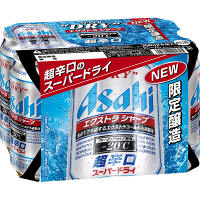 アサヒスーパードライ　エクストラシャープ缶　350ml×6缶　アサヒビール