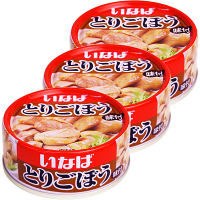 【アウトレット】いなば　とりごぼう　75ｇ 1セット（3缶）