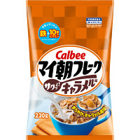 カルビー　マイ朝フレークキャラメル味　220g　1袋
