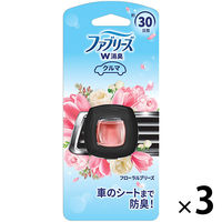 ファブリーズ　クルマ用　イージークリップ　フローラルブリーズ　2mL　1セット（3個入）　消臭剤　車　芳香剤　P&G