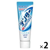 デンタークリアMAX ハミガキ スーパークール 140g タテ型 歯磨き粉 1セット（2本）ライオン