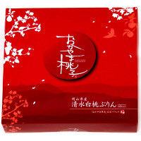 おかやま桃子　清水白桃ぷりん　4個入　1箱