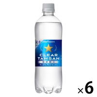 ポッカサッポロフード＆ビバレッジ サッポロクリアタンサン 600ml PET 1セット（6本）