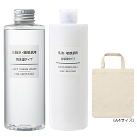 【ロハコ限定】良品計画 大容量 人気商品セット（化粧水・敏感肌用 高保湿タイプ 400mL + 乳液・敏感肌用 高保湿タイプ 400mL）