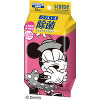 【アウトレット】ウェットティッシュ　スコッティ除菌ウェットティシュー　ディズニーガールズ　30枚入　クレシア