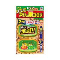 蟻 アリ 駆除 毒餌剤 置き型 スーパーアリの巣コロリ 蟻の巣 対策 退治 あり 殺虫剤 家 室内 部屋 1パック（2個入） アース製薬