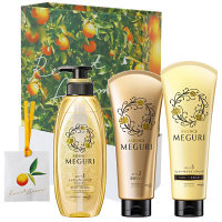 【ロハコ限定】アジエンスメグリ（MEGURI）リセット特製ボックス（リセットシャンプー300ml＆ジュレ200g＆なめらかトリートメント200g）