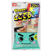 激落ち ウェットシート どこでもスッキリ！ 1パック（20枚入） レック