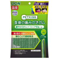 【セール】ペットキッス（PETKISS）ドッグフード 食後の歯みがきガム 超やわらかタイプ 国産 12本入 リニューアル前商品