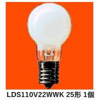 パナソニック ミニクリプトン電球 25W形ホワイト/電球色 E17 LDS110V22WWK 1個