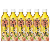 キリンビバレッジ　午後の紅茶 Fruits and Tea リフレッシングピーチ　500ml　1セット（6本）